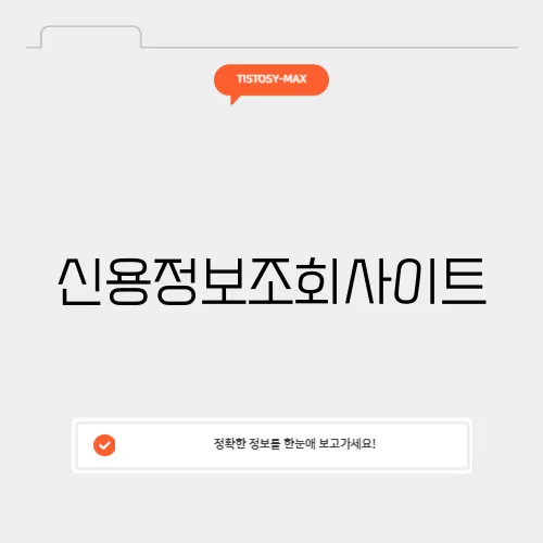 신용정보조회사이트