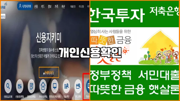 개인신용확인