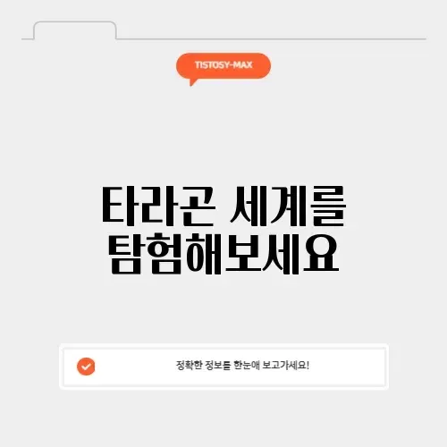 아이온2 타라곤 완벽 가이드: 모든 것을 알아보자!